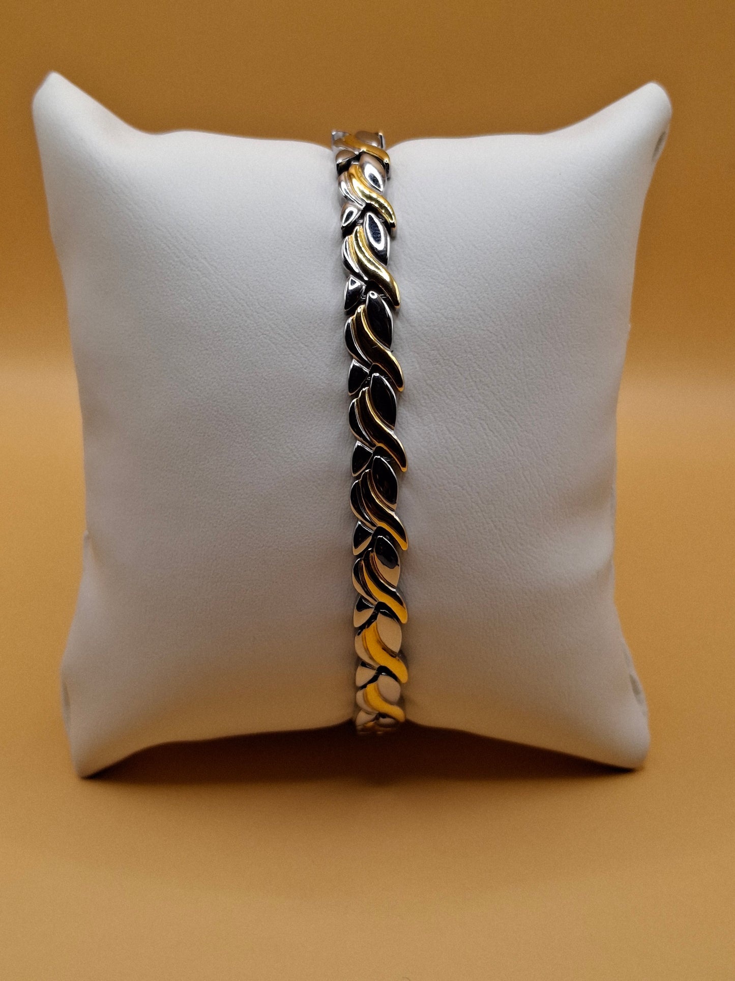 Bracelet Lya en acier inoxydable argenté